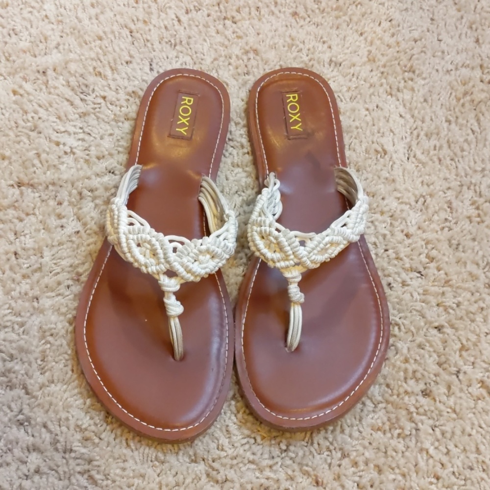 Roxy Macrame Sandals